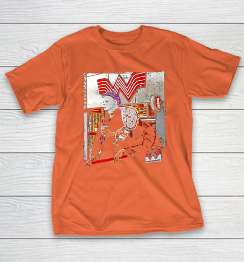 Michael Myers and Jason Voorhees drinking Whataburger T-Shirt 4