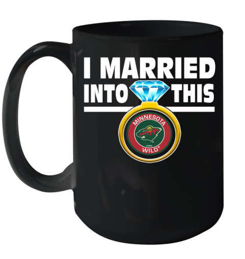 Minnesota Wild NHL Hockey I Married Into This My Team Sports Ceramic Mug 15oz