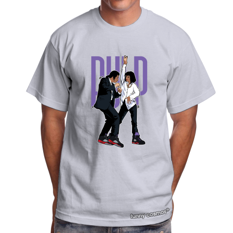 Air Jordan 5 Top 3 Matching Sneaker Tshirt Pulp Fiction Dance Red and Black Jordan Tshirt