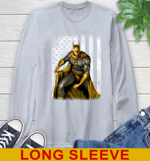 Pittsburgh Penguins NHL Hockey Batman DC American Flag Shirt Long Sleeve T-Shirt 6