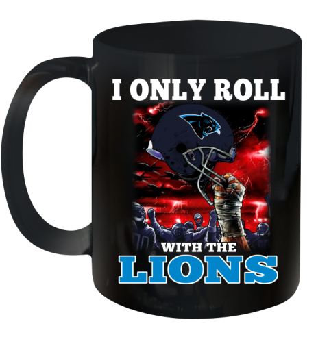 Carolina Panthers NFL Football I Only Roll With My Team Sports Ceramic Mug 11oz