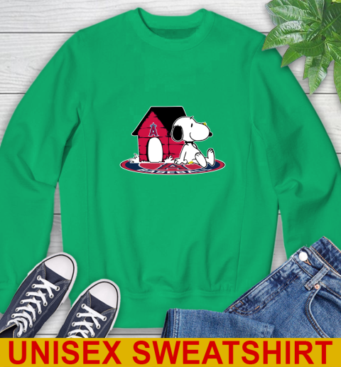 MLB Baseball Los Angeles Angels Snoopy The Peanuts Movie Shirt Sweatshirt 6