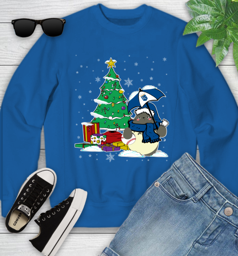 Kansas City Royals MLB Baseball Cute Tonari No Totoro Christmas Sports Youth Sweatshirt 7
