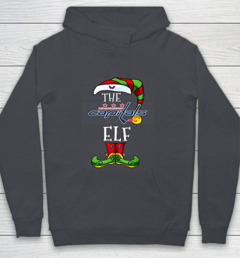 Washington Capitals Christmas ELF Funny NHL Youth Hoodie 5