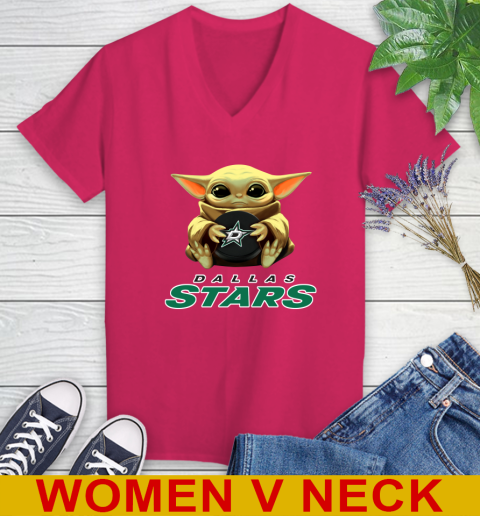 NHL Hockey Dallas Stars Star Wars Baby Yoda Shirt 86
