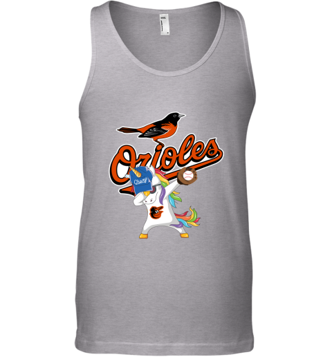 Hip Hop Dabbing Unicorn Flippin Love Baltimore Orioles Tank Top