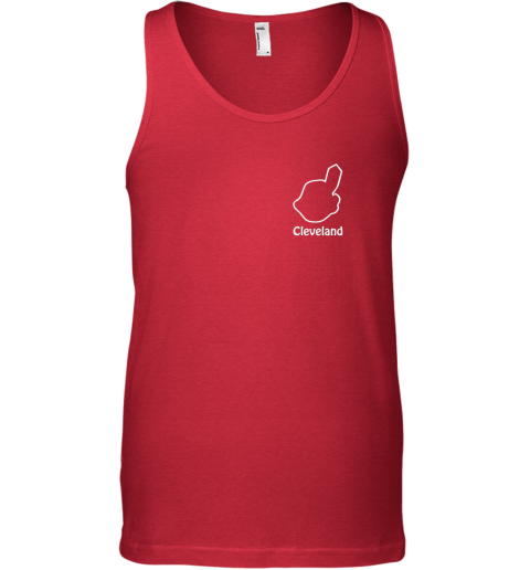 k5cv cleveland hometown indian tribe vintage baseball fans cool unisex tank 17 front red