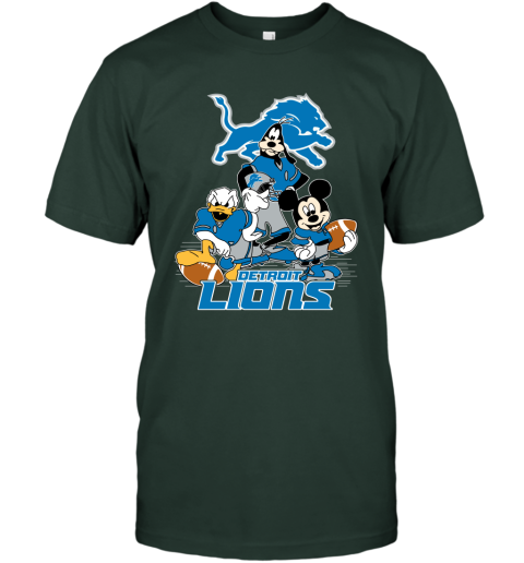 Mickey Mouse Detroit Lions Nfl Quarterback Shirt