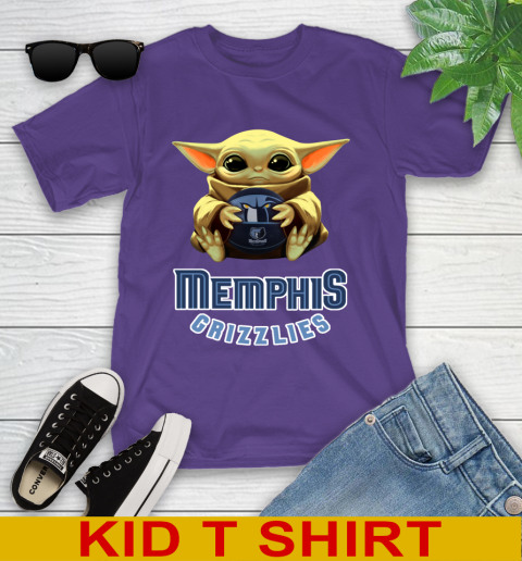 NBA Basketball Memphis Grizzlies Star Wars Baby Yoda Shirt 104