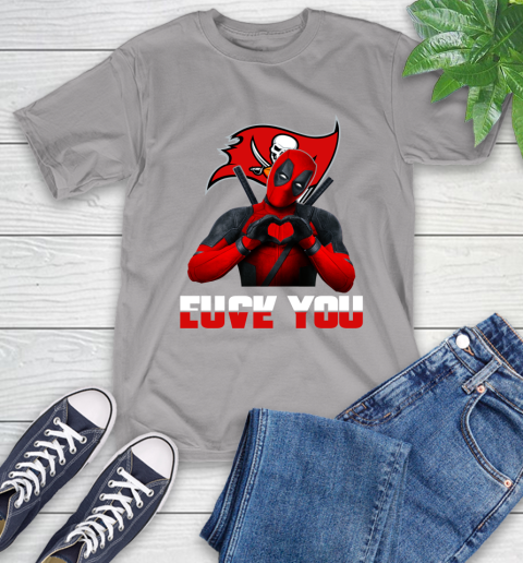 NHL Tampa Bay Buccaneers Deadpool Love You Fuck You Football Sports T-Shirt 6