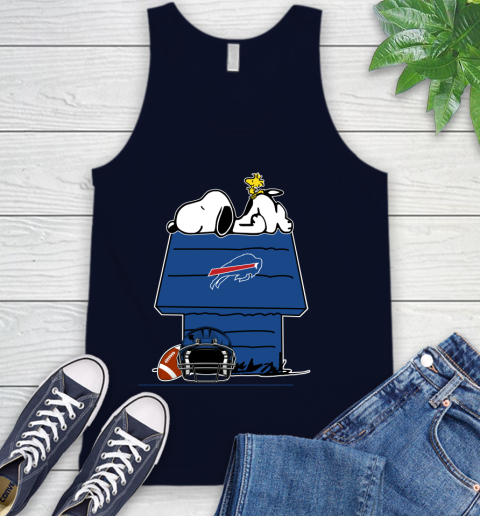 Buffalo Bills NFL Football Snoopy Woodstock The Peanuts Movie Tank Top 3