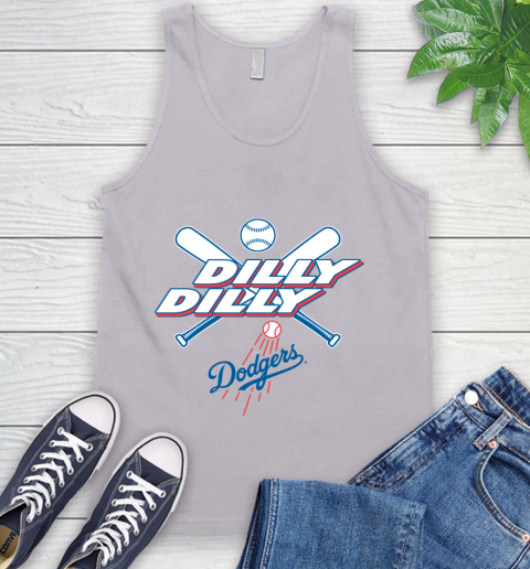 MLB Los Angeles Dodgers Dilly Dilly Baseball Sports Tank Top 4