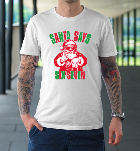 Santa Six Seven Christmas Shirt T-Shirt
