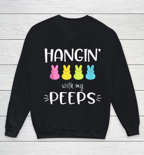 Hangin with my Peeps Easter Bunny Youth Sweatshirt