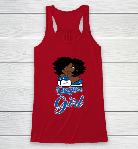 Los Angeles Dodgerss Girl MLB Racerback Tank 5