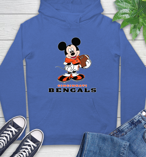 NFL Football Cincinnati Bengals Cheerful Mickey Mouse Shirt Hoodie 9