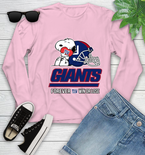 NFL The Peanuts Movie Snoopy Forever Win Or Lose Football New York Giants 134