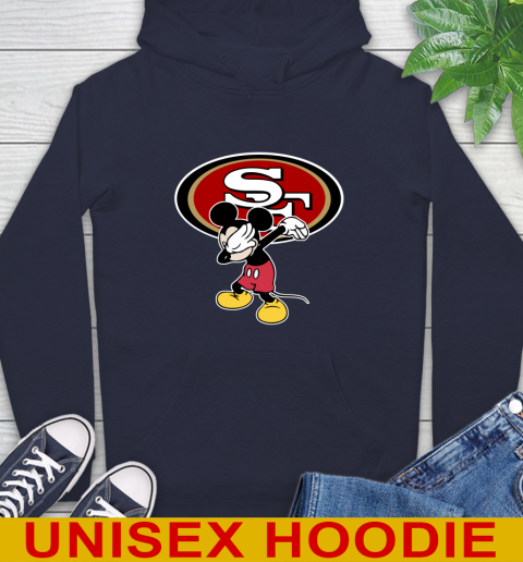 San Francisco 49ers NFL Football Dabbing Mickey Disney Sports Hoodie 4