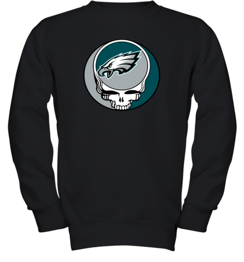 Philadelphia Eagles x Grateful Dead Youth Crewneck Sweatshirt