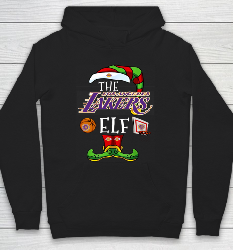 Los Angeles Lakers Christmas ELF Funny NBA Hoodie