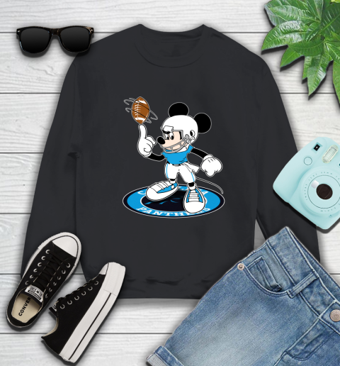 NFL Football Carolina Panthers Cheerful Mickey Disney Shirt Sweatshirt