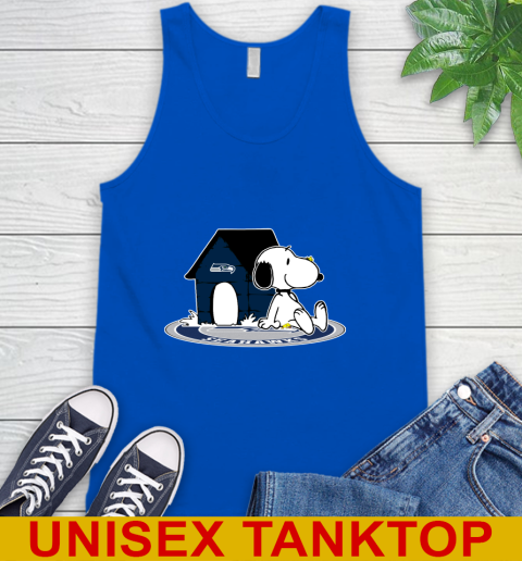 NFL Football Seattle Seahawks Snoopy The Peanuts Movie Shirt Tank Top 5