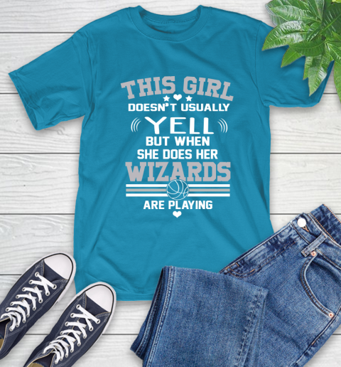 Washington Wizards NBA Basketball I Yell When My Team Is Playing T-Shirt 9