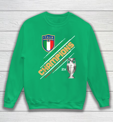 Italy Champions 2020 Euro Forza Azzurri Italia Football Sweatshirt 5