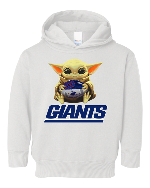 NFL Football New York Giants Baby Yoda Star Wars Shirt Youth Hoodie