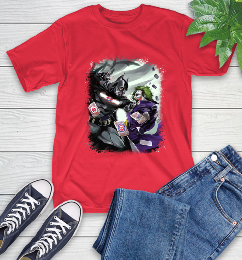 Philadelphia Phillies MLB Baseball Batman Fighting Joker DC Comics T-Shirt 10