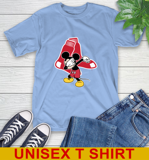Boston Red Sox MLB Baseball Dabbing Mickey Disney Sports T-Shirt 11