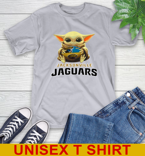 NFL Football Jacksonville Jaguars Baby Yoda Star Wars Shirt T-Shirt 6