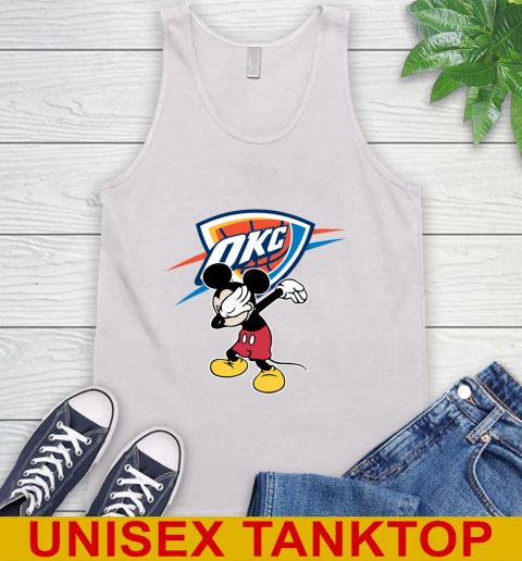 Oklahoma City Thunder NBA Basketball Dabbing Mickey Disney Sports Tank Top