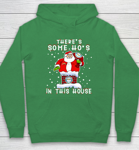 Los Angeles Chargers Christmas There Is Some Hos In This House Santa Stuck In The Chimney NFL Hoodie 5