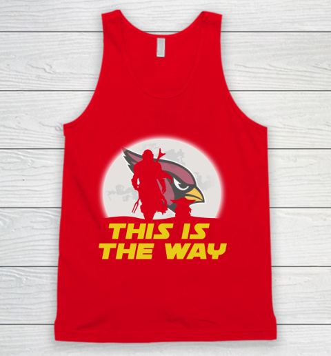 Arizona Cardinals NFL Football Star Wars Yoda And Mandalorian This Is The Way Tank Top 5