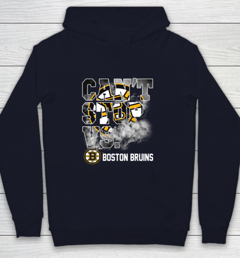 NHL Boston Bruins Hockey Can't Stop Vs Youth Hoodie 2