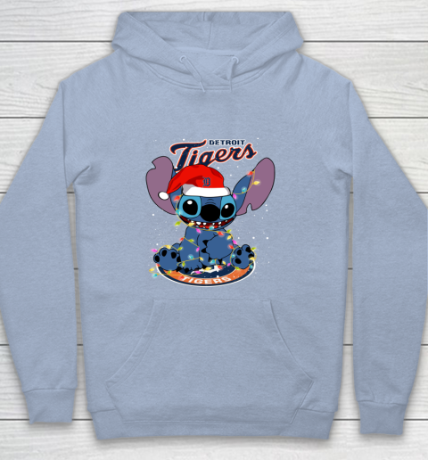Detroit Tigers MLB noel stitch Baseball Christmas Youth Hoodie 5