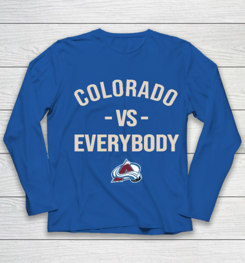 Colorado Avalanche Vs Everybody Youth Long Sleeve 7