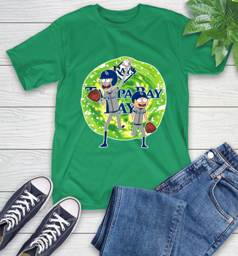 MLB Tampa Bay Rays Rick And Morty Baseball Sports T-Shirt 7
