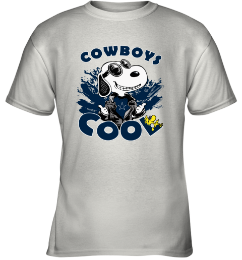 gp12 dallas cowboys snoopy joe cool were awesome shirt youth t shirt 26 front white