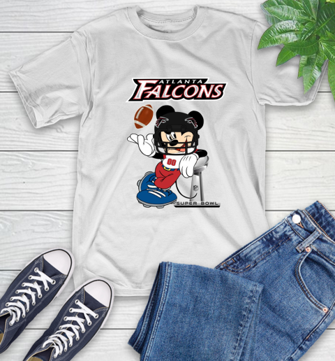 NFL Atlanta Falcons Mickey Mouse Disney Super Bowl Football T Shirt T-Shirt