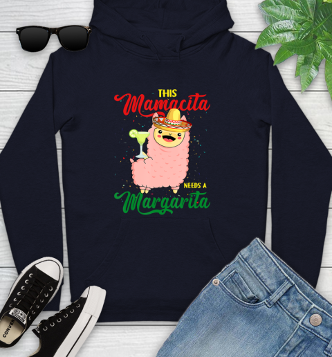 Nurse Shirt This Mamacita needs a Margarita Llama T Shirt Youth Hoodie 3