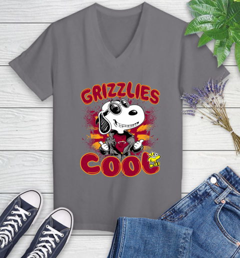 NBA Basketball Miami Heat Cool Snoopy Shirt Women's V-Neck T-Shirt 9