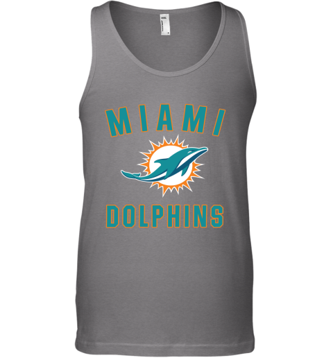 Miami Dolphins NFL Pro Line by Fanatics Branded Aqua Vintage Victory Tank Top