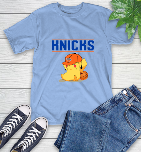 NBA Pikachu Basketball Sports New York Knicks T-Shirt 11
