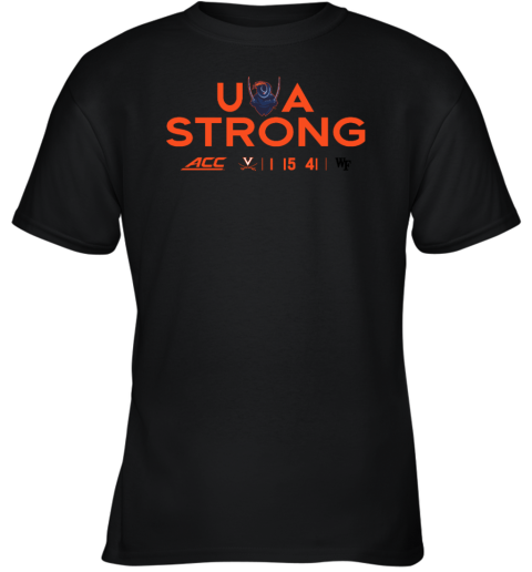 Wake Volleyball UVA Strong 1-15-41 Youth T-Shirt