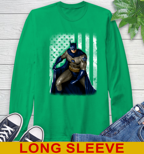 Toronto Maple Leafs NHL Hockey Batman DC American Flag Shirt Long Sleeve T-Shirt 8