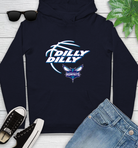 NBA Charlotte Hornets Dilly Dilly Basketball Sports Youth Hoodie 4