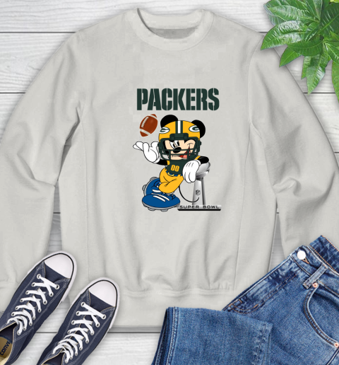 NFL Green Bay Packers Mickey Mouse Disney Super Bowl Football T Shirt Sweatshirt 12