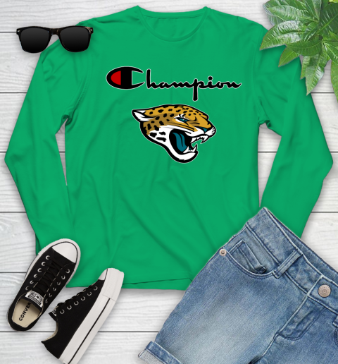 NFL Football Jacksonville Jaguars Champion Shirt Youth Long Sleeve 4
